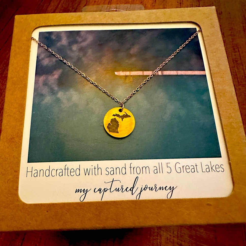 My Captured Journey Michigan Necklace